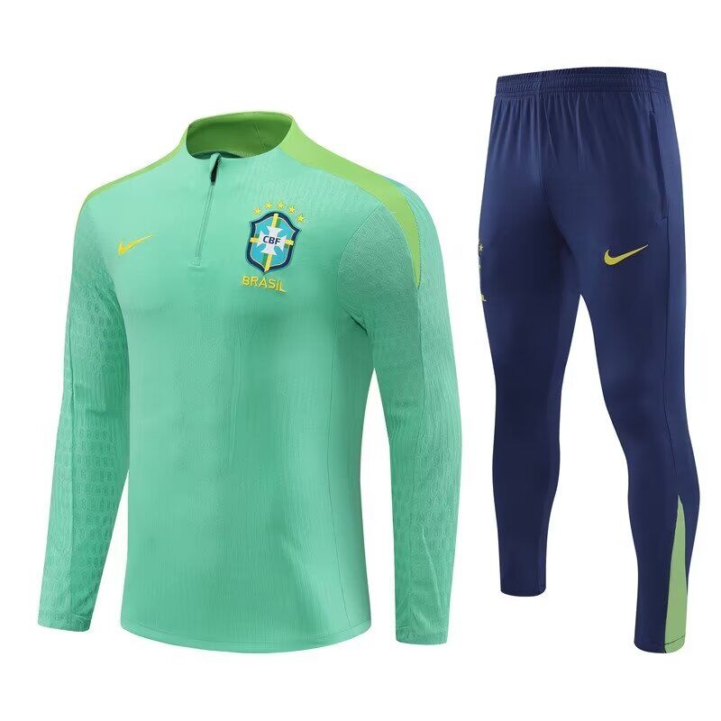 AAA Quality Brazil 24/25 Tracksuit - Green